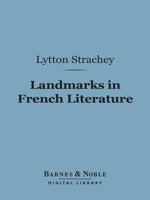 cover image of Landmarks in French Literature (Barnes & Noble Digital Library)